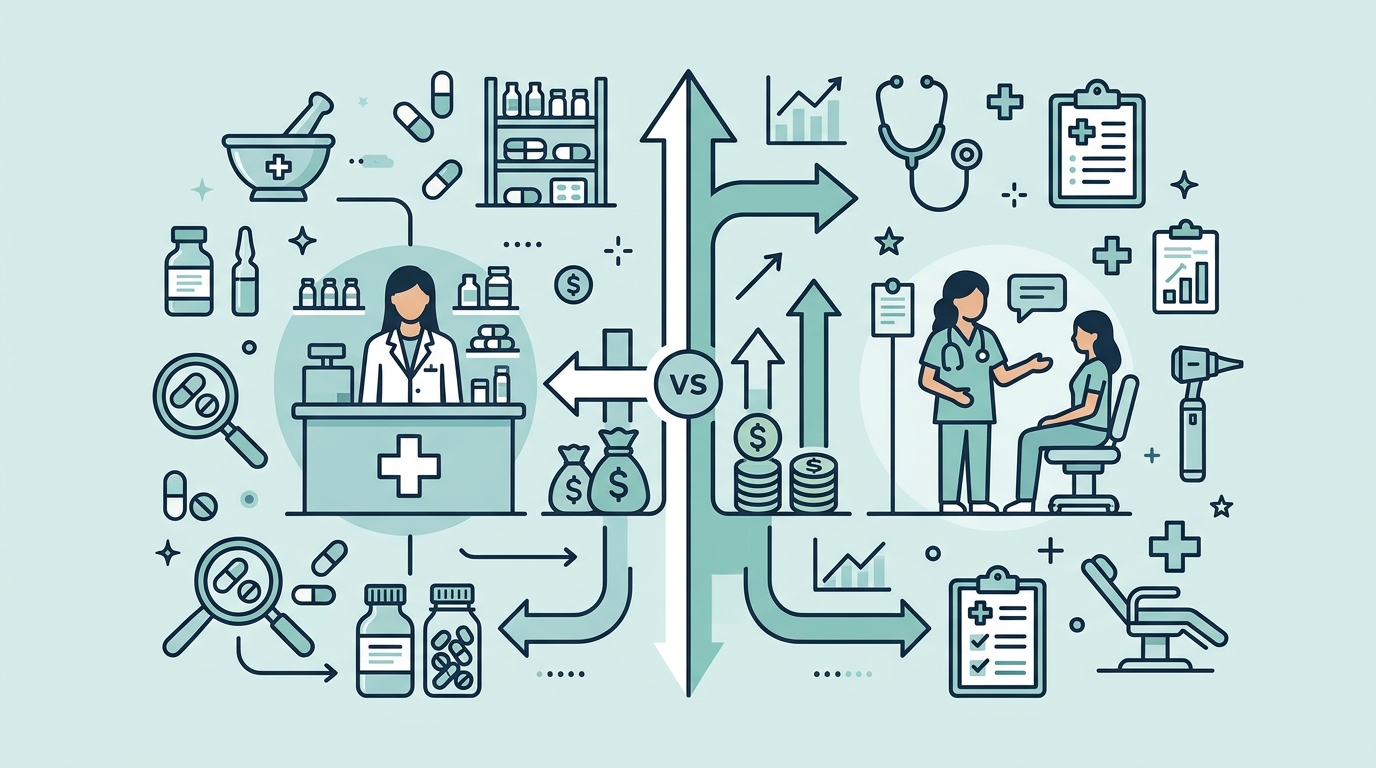 Featured image for "Pharmacist vs Nurse Practitioner Salary: Which Pays More?"