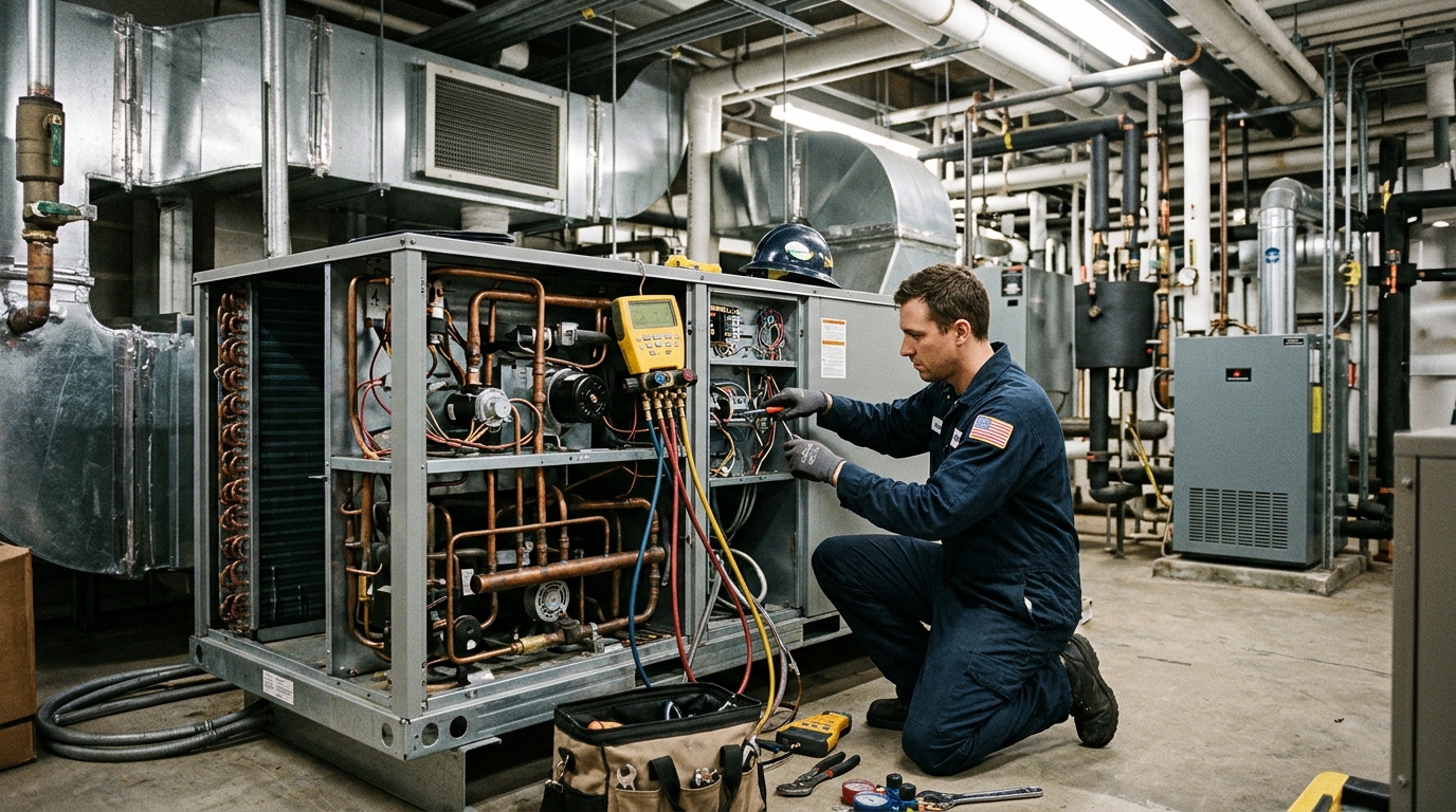 Featured image for "How to Become an HVAC Technician: Step-by-Step Guide"