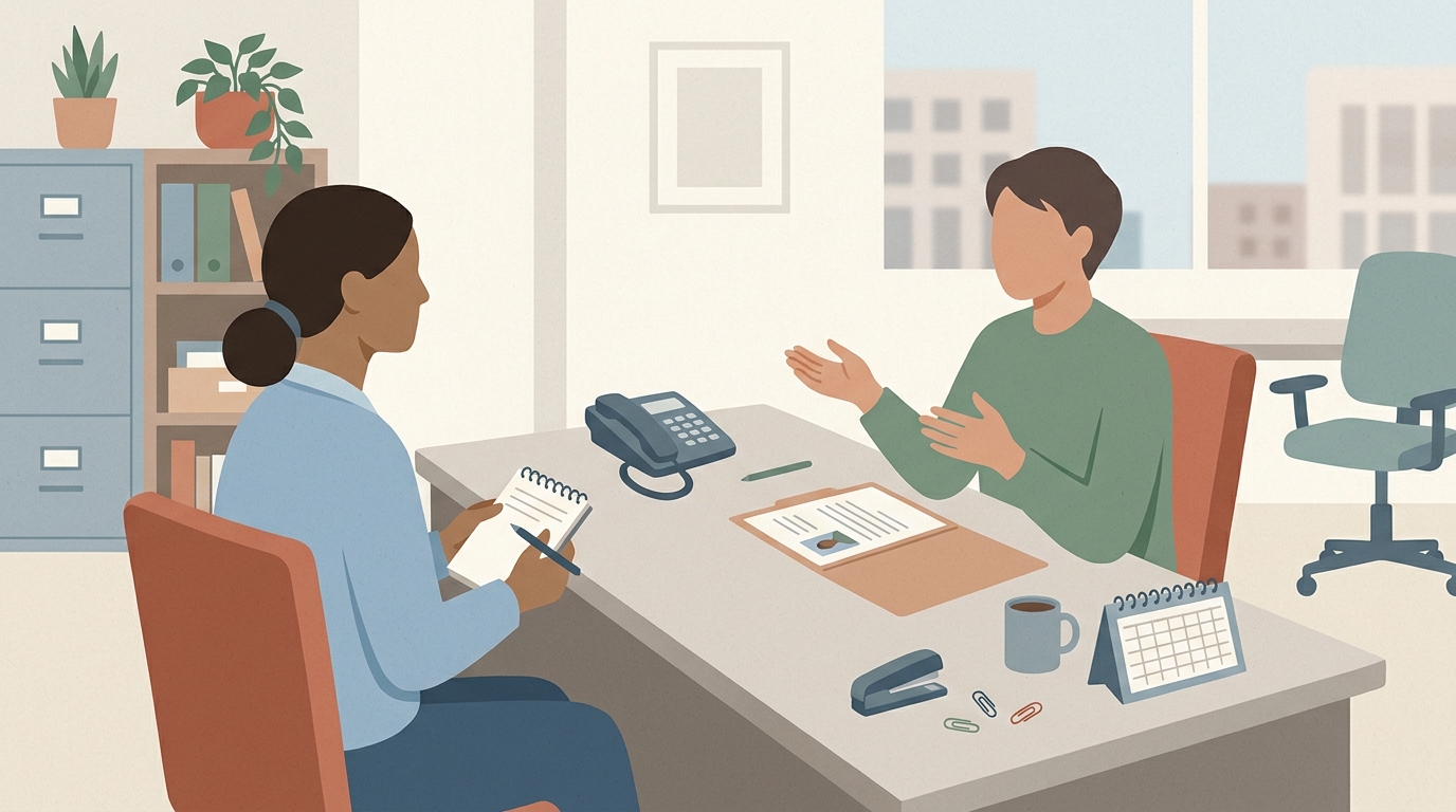 Featured image for "Administrative Assistant Interview Questions and Answers"