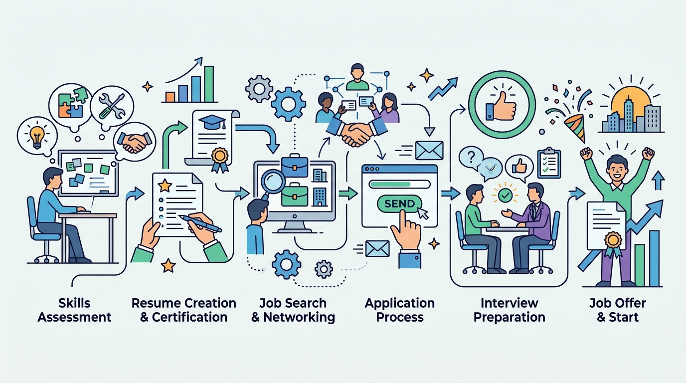 Featured image for "How to Get an Entry-Level Job With No Experience: Step-by-Step Guide"